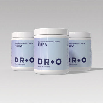 Fibra DR+O Pack 3 meses - 3 botes de fibra natural