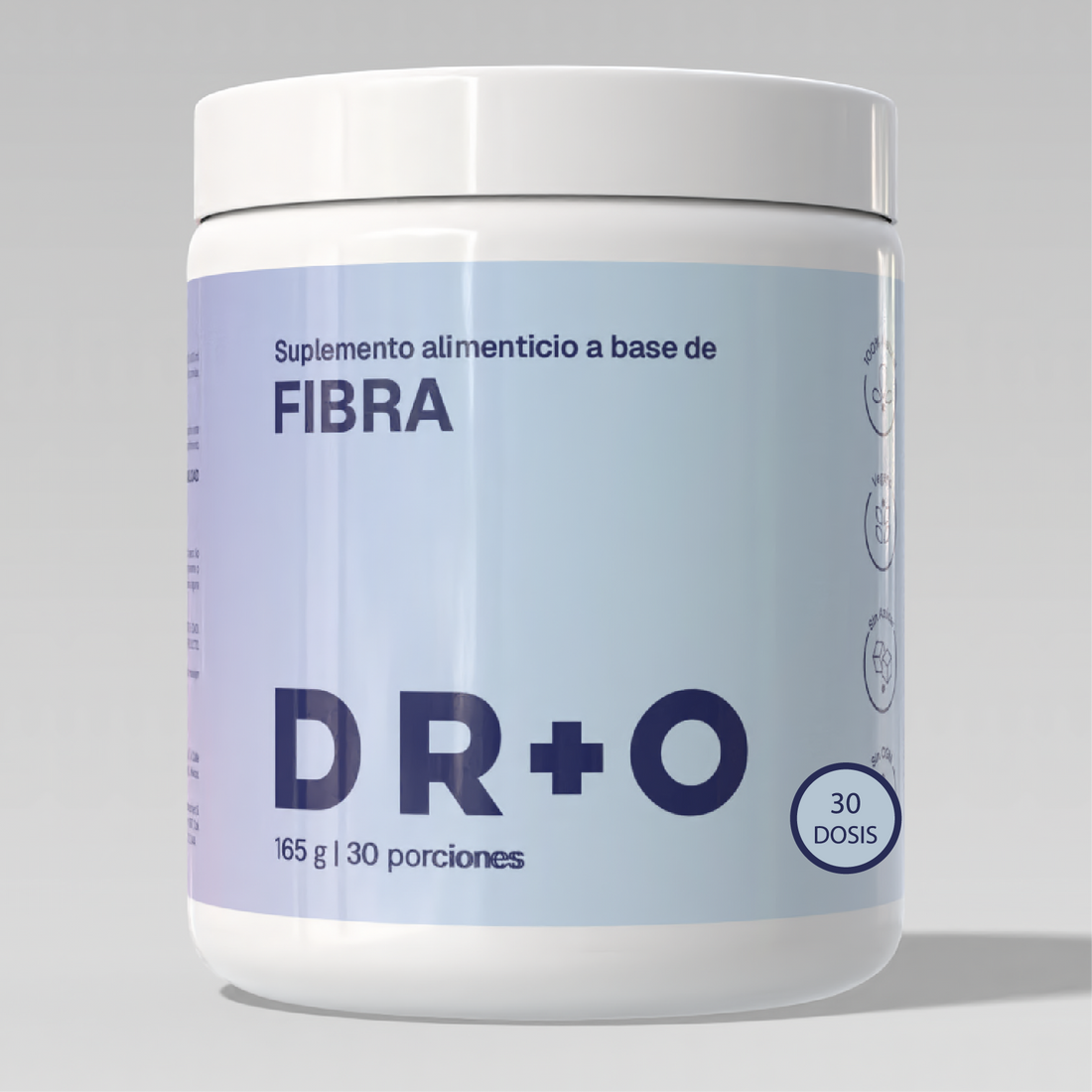 Fibra DR+O — bote de 165 g, 30 porciones