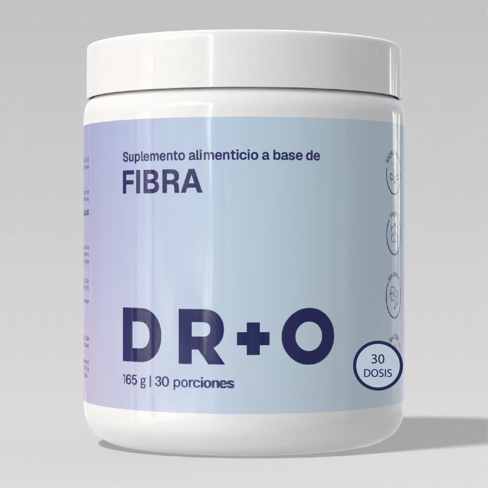 Fibra DR+O — bote de 165 g, 30 porciones
